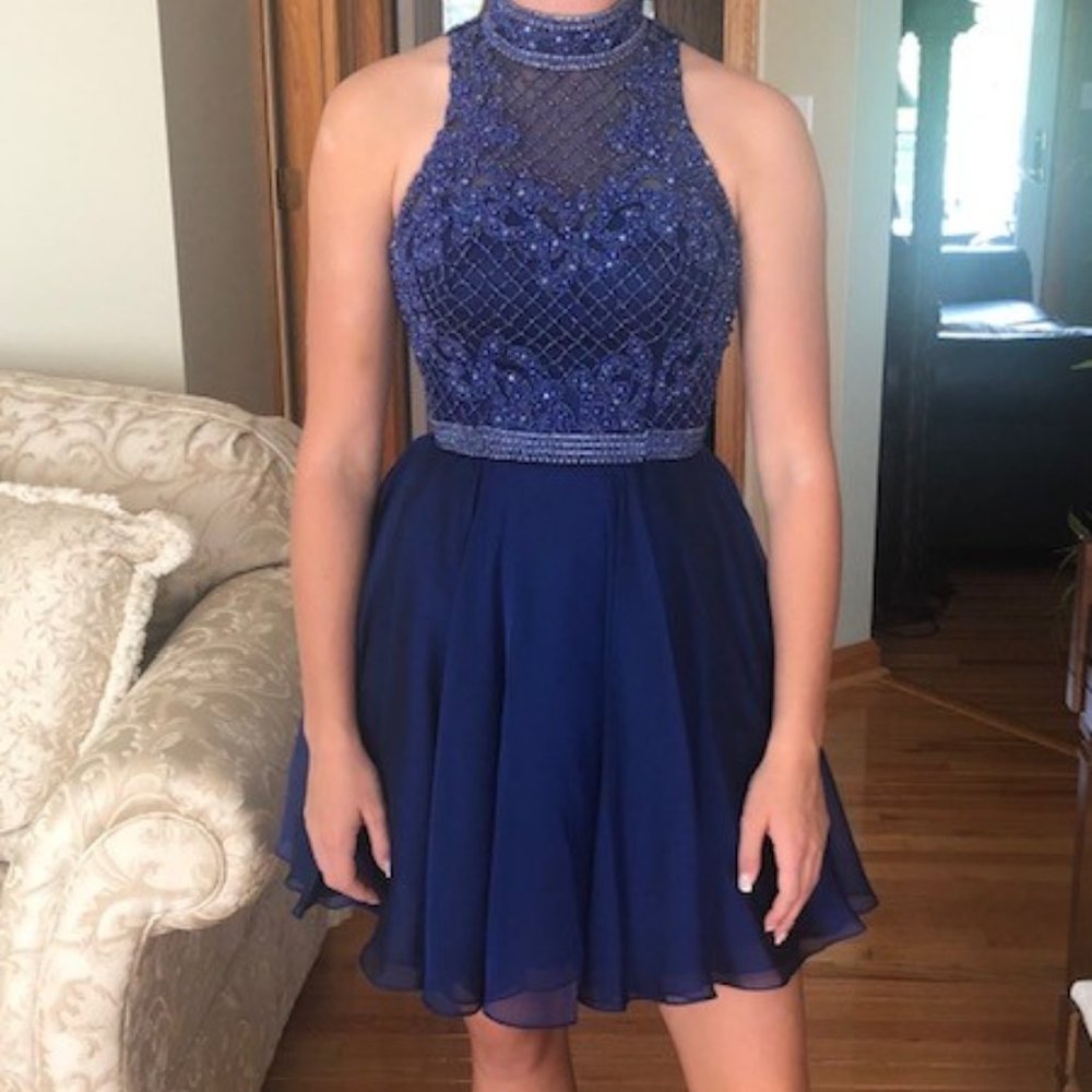 Sherri Hill, Royal Blue, Sz 2